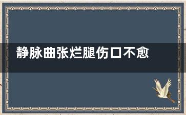 静脉曲张烂腿伤口不愈合怎么办(静脉曲张烂腿伤口不愈合 如何治疗)